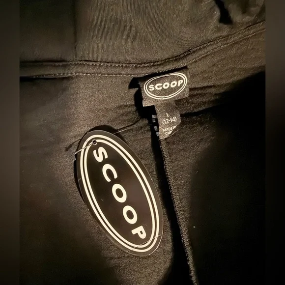 NWT Scoop sweatshirt zip hoodie in scuba/sweatshirt fabric, oversized- S - Picture 4 of 6